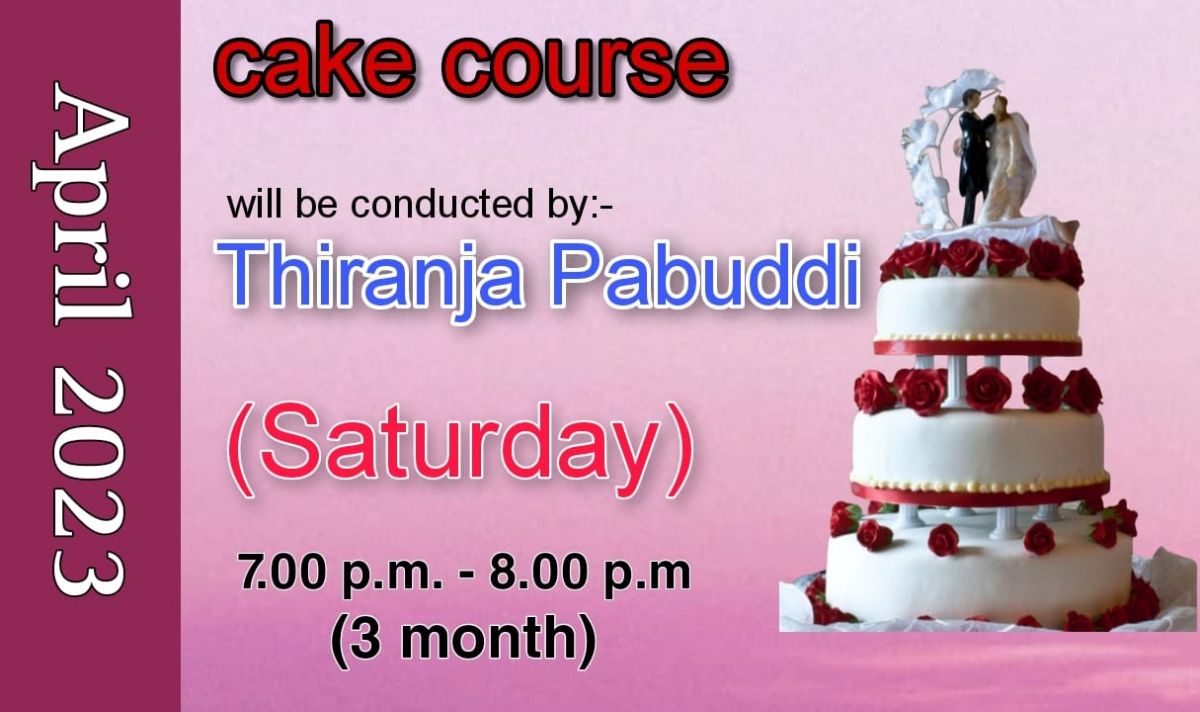 CAKE COURSE - Part 01 -April